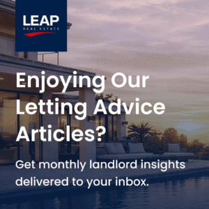 Subscribe for monthly landlord advice, rental market updates, and property management insights from LEAP Real Estate.