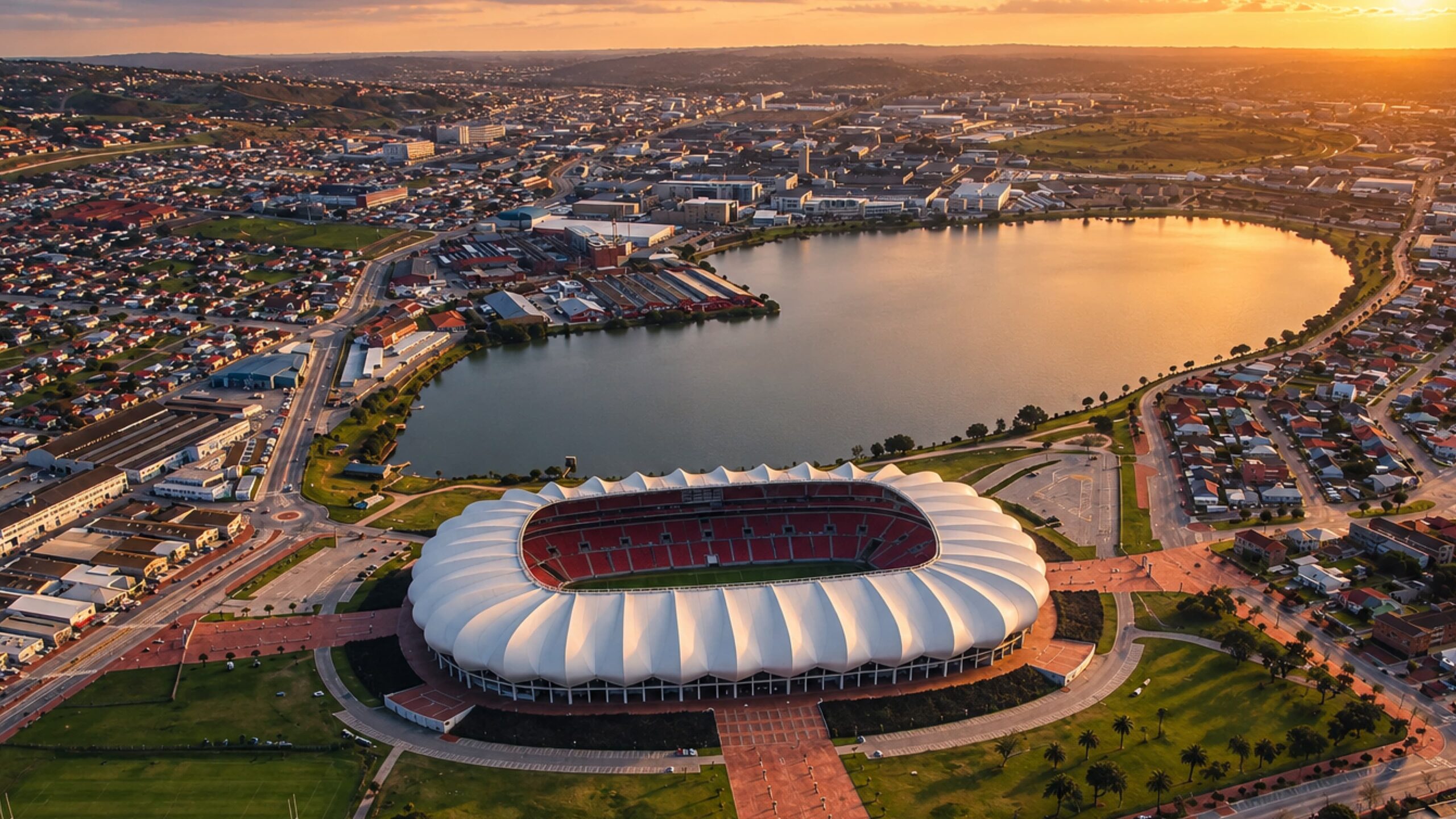 Nelson Mandela Bay Stadium in North End, Gqeberha (Port Elizabeth)